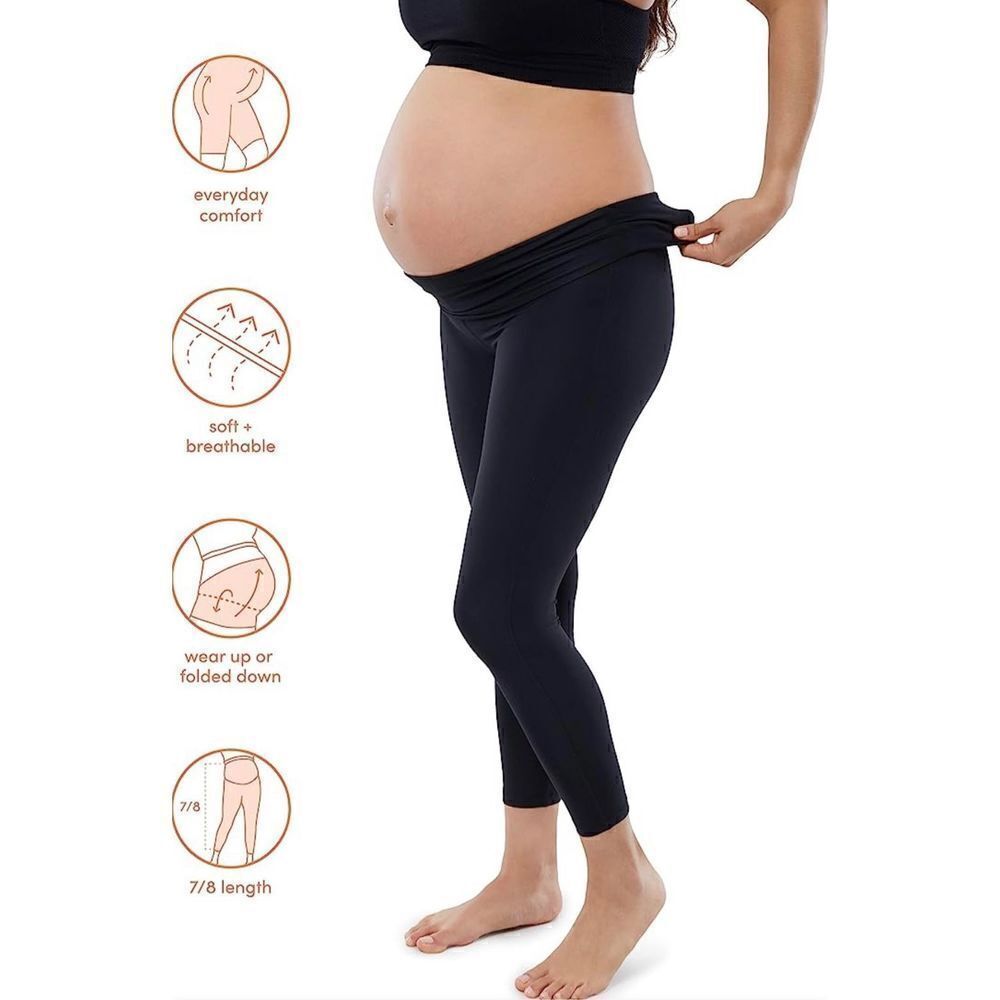 Ingrid &Isabel Basic 7/8 Active Maternity Leggings - image 4